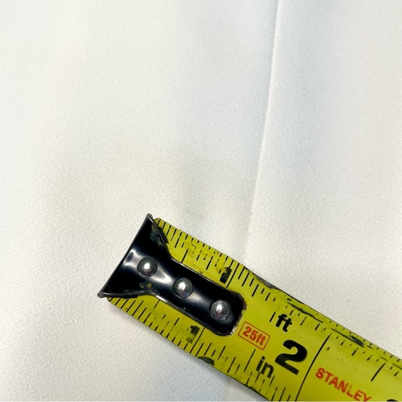 NWT Zara White Crepe Oversized Boyfriend Blazer Jacket Medium - Picture 10 of 10